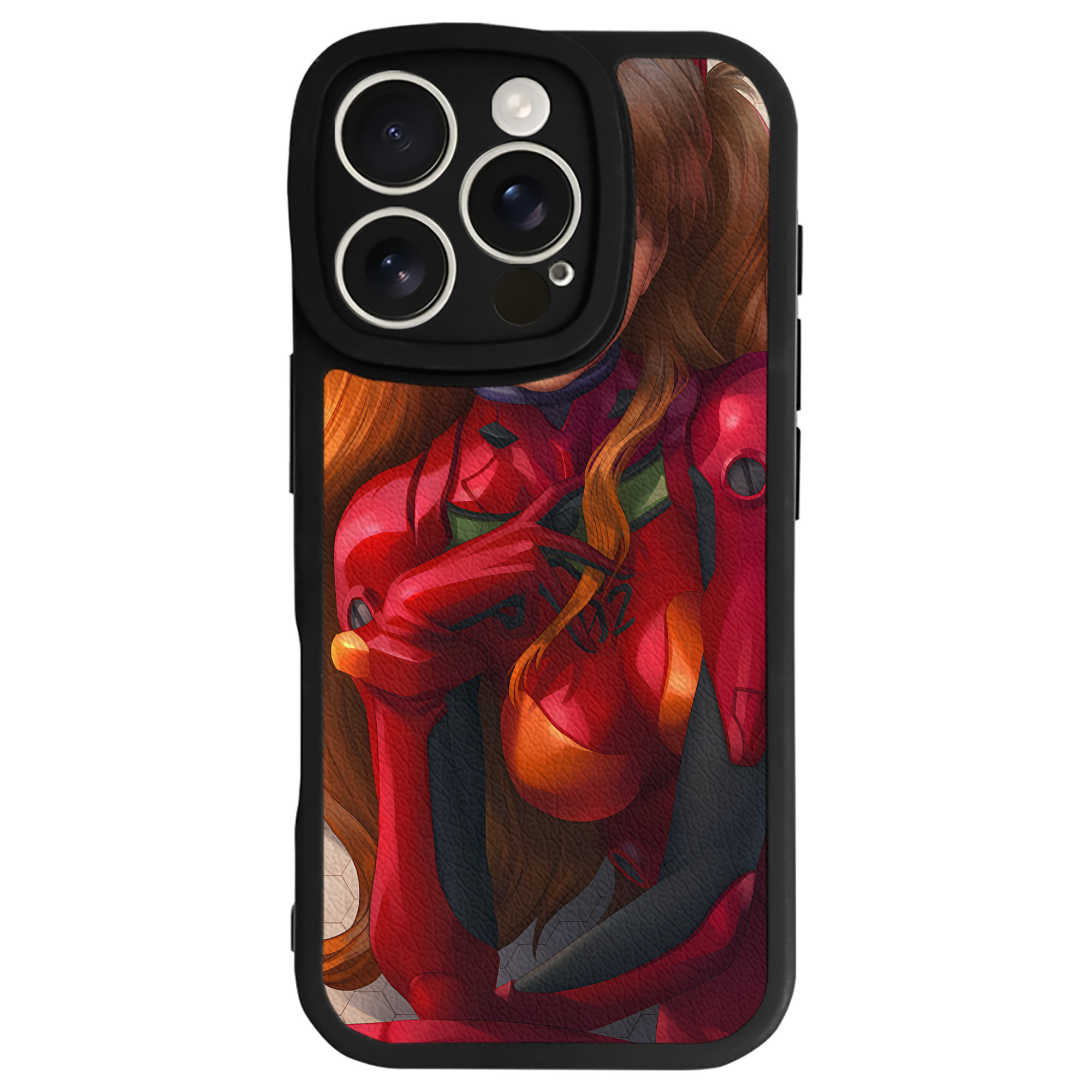 （画像用） EVA 新世紀エヴァンゲリオン 【iPhone 16シリーズ対応】シリコンスマホケース（レザー調） 材質：シリコン